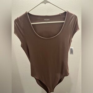 Old Navy Women's Chocolate Brown Bodysuit